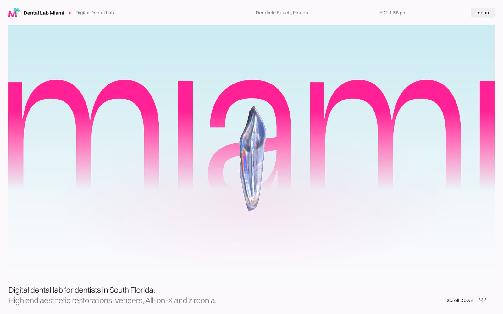 The Dental Lab Miami home page